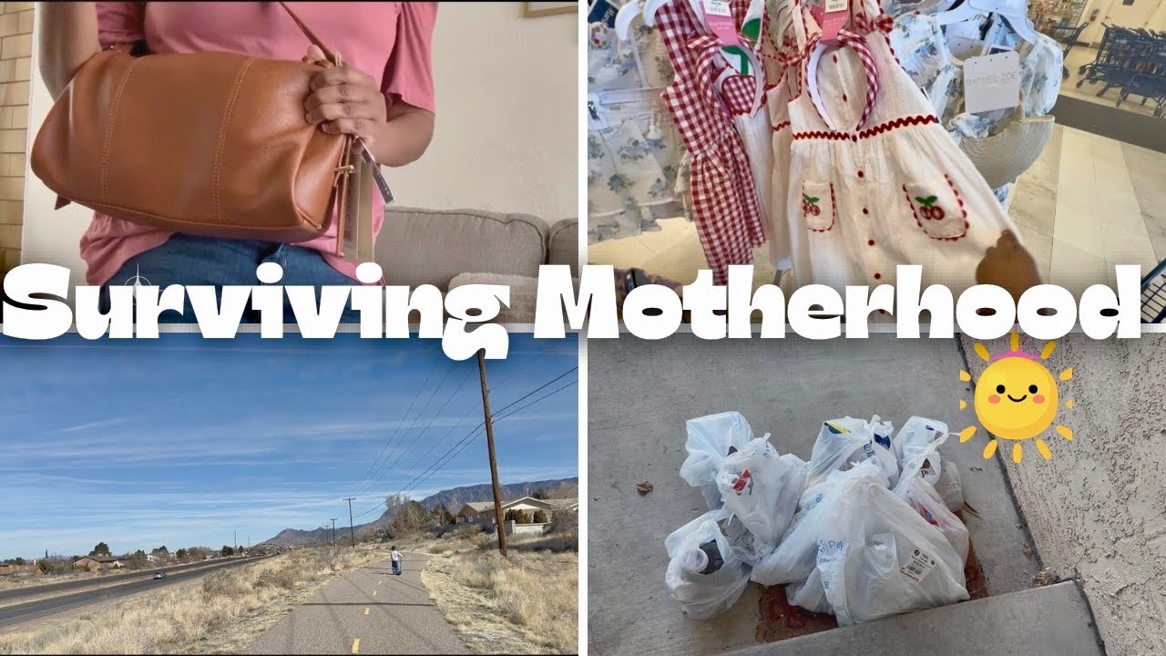 Vlog: Walmart & Marshalls Haul, Nice Day to Be Outside, Easter Prep