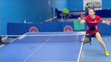 Butterfly Training Tips with Linda Shu - Forehand Loop Foowork and Stroke Chemistry