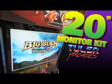 Arcade1Up Big Buck Hunter Mod - Tulsa Arcades 20" Monitor Kit! from COOLTOY