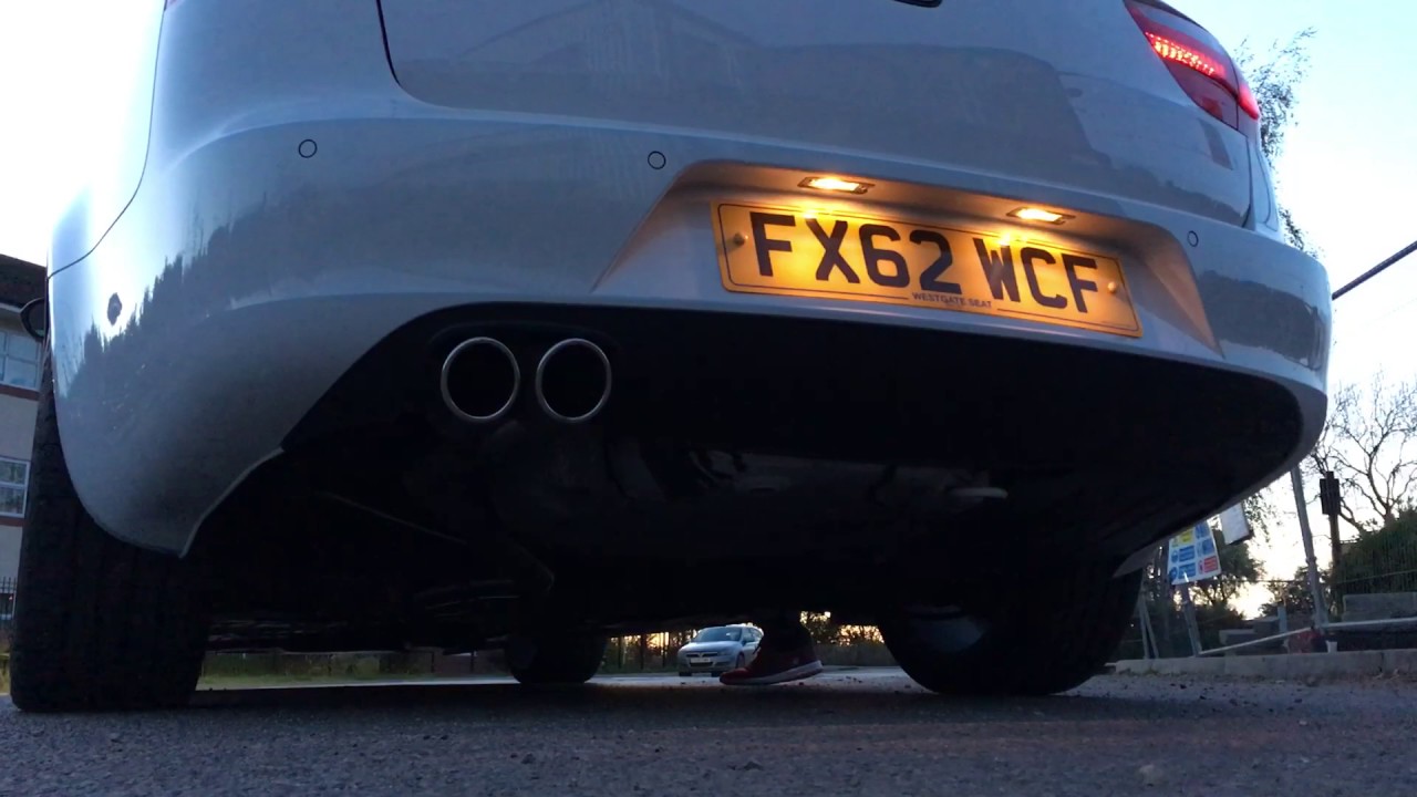 Seat Exeo 2.0 TDi Straight Pipe Custom Exhaust DPF Back (Darkside