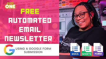 PART 1: FREE Automated Email Newsletter using a Google Form Submission | Frugal Entrepreneur Hacks