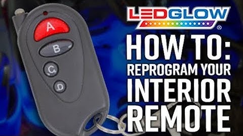 LEDGlow | How To Reprogram Your LED Interior Light Kit’s Wireless Remote
