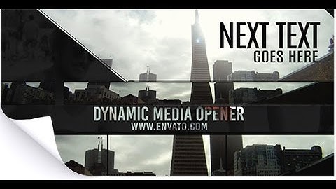Dynamic Media Opener ( After Effects Template )