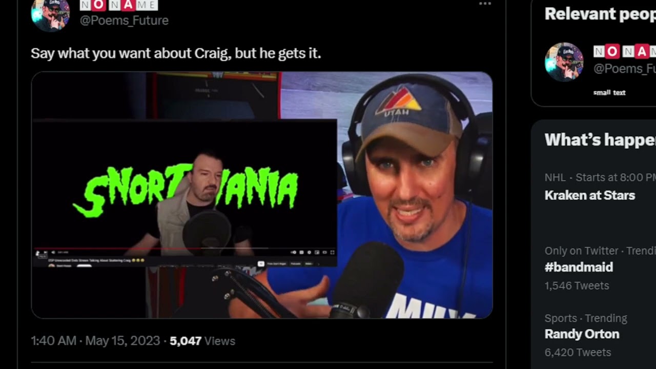 Stuttering Craig Describes DSP Perfectly