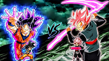 Goku Blizzard RN V2 OP (all form) (New) VS Goku Black Purgation OP in Jump Force Mugen