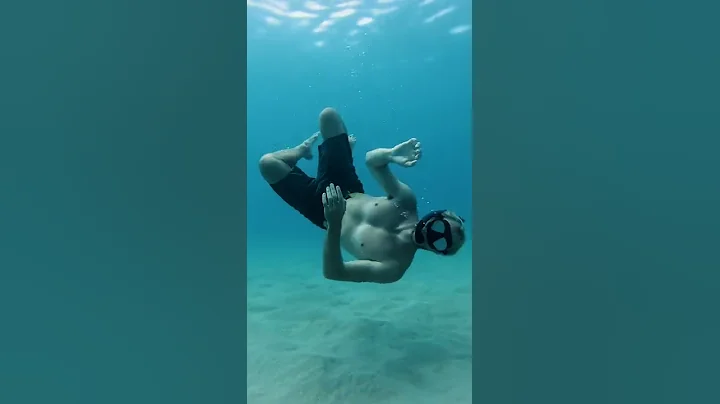 Here's how I breathe underwater #shorts