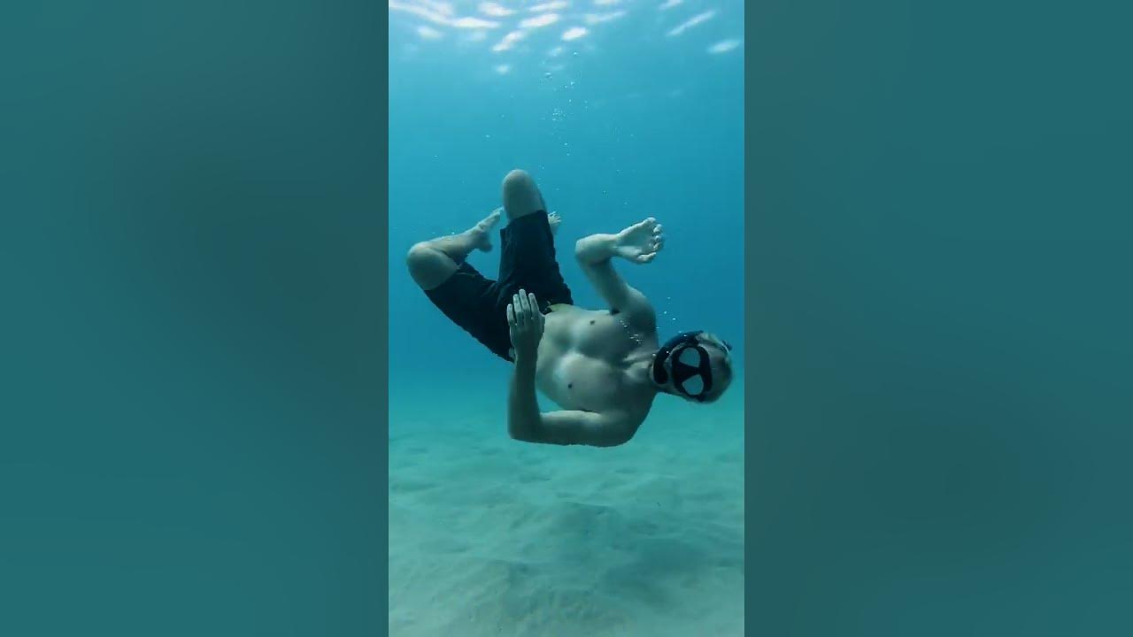 Here's how I breathe underwater #shorts