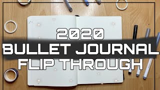 2020 bullet journal flip through! *realistic* | my first year bullet journaling experience