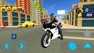 محاكاة دراجة نارية للشرطة - سباق موتورات روعة - ألعاب اندرويد - Bike Racing screenshot 1