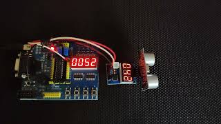 SiLabs C8051F330 - Serial Communication (UART) - HC-SR04 SONAR Reader