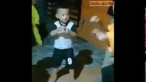 Viral! Joget lucu  DJ entah apa yang merasukimu || anak kecil gokil
