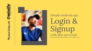 How to Create Simple App Login & Signup with PHP & MySql Part 1