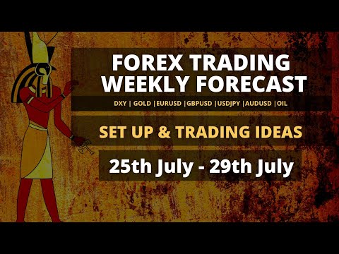 ? #1 Weekly Forex Forecast - EURUSD, GBPUSD, USDJPY, AUDUSD, XAUUSD OIL (25/07/2022) Forex Analysis