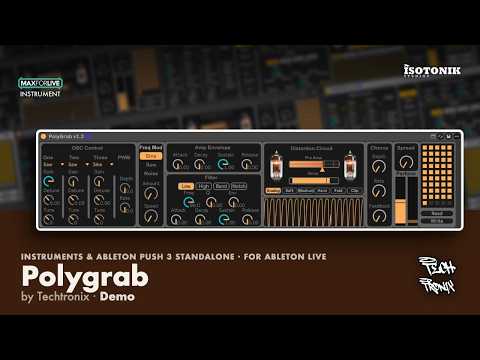 Max for Live Instrument - Polygrab by Techtronix | Ableton Live