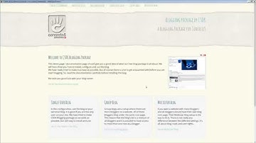 C5DK Blogging Package - setting up blog root page