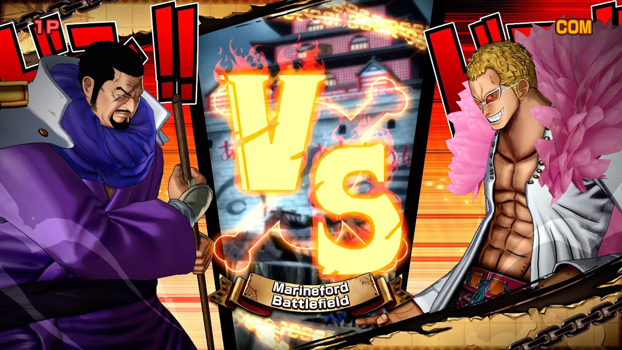 Fujitora vs Doflamingo One Piece Burning Blood YouTube