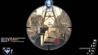 Black Ops 2 Double Kill with Sniper Rifle!