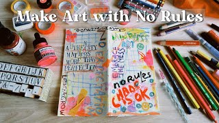 Decorating a Colorful Traveler's Notebook Insert Cover | Just Play, No Stress