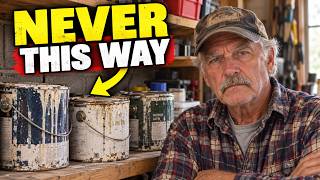 NEVER Store Leftover Paint Like This - Do This Instead