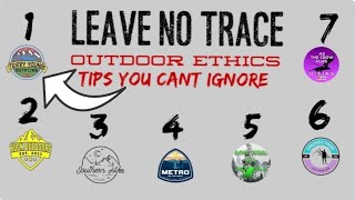 Leave No Trace Principle #1  Plan Ahead and Prepare