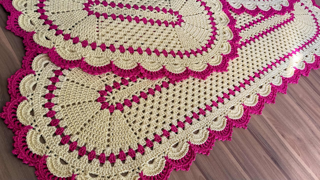 PASSADEIRA DE CROCHÊ PASSO A PASSO do jogo de cozinha  MICHELE