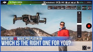 Mavic Air vs Pro Comparison - Which is the right one for you