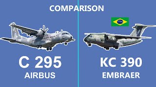 Comparison of Airbus C 295 aircraft vs Embraer KC 390 cargo aircraft. Which is the best? #C295 #c390