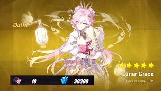 Got some good luck! | Pulling for Lunar Vow Divine Key and Elysia's outfit | Honkai Impact 3rd