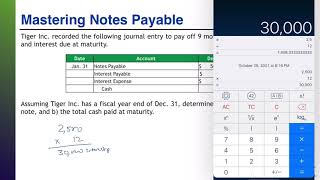 Practice Problem NOTE-02: Mastering Notes Payable