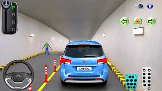 New Kia Carnival sx Blue Car in Secret garage Parking -3D Driving Class Android IOS update Car game  screenshot 1