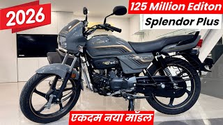 New 2026 Hero Splendor Plus 125 Million Edition Review  Splendor Plus 2026 Model  Splendor Plus