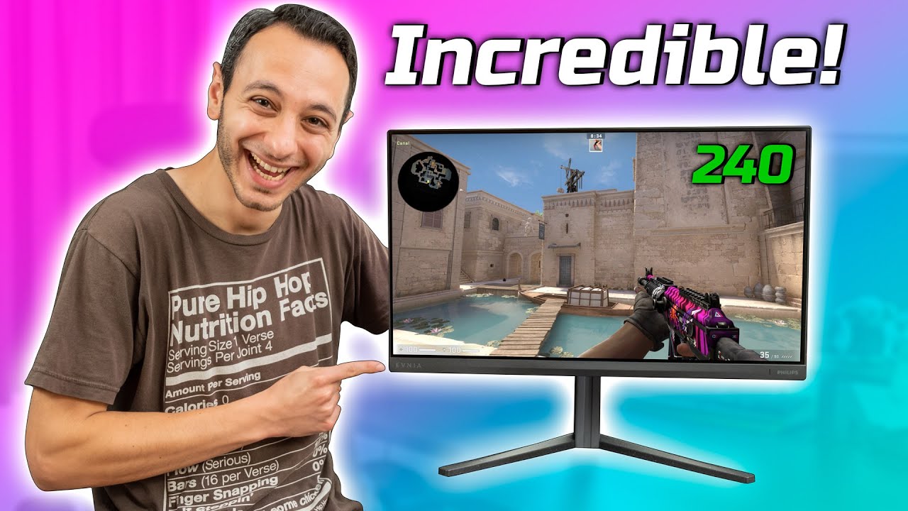 Amazing 240Hz Gaming Monitor! Philips Evnia 25M2N3200W (flat 1080p