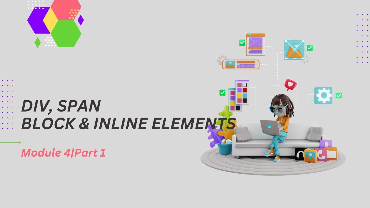 Don’t Confuse DIV & SPAN Again! | Block vs Inline Elements in HTML ...