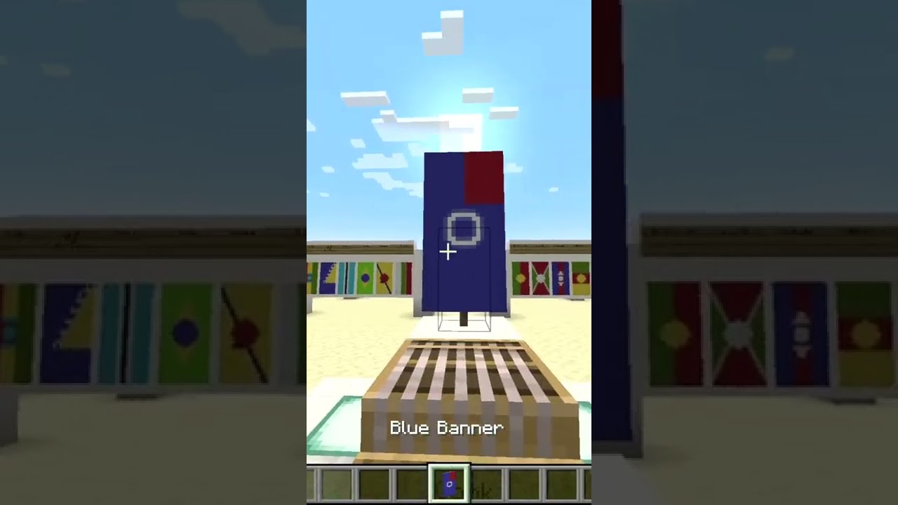 Cook islands Flag Minecraft Banner Tutorial 