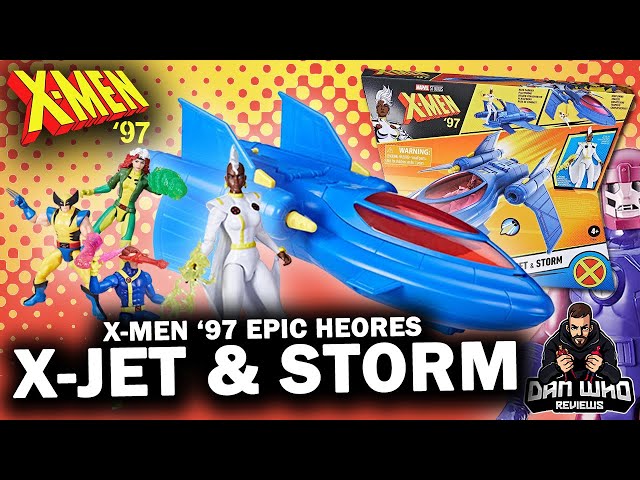 2023 X-Men 97 Epic Heroes X-Jet w 4 Storm action figure NEW