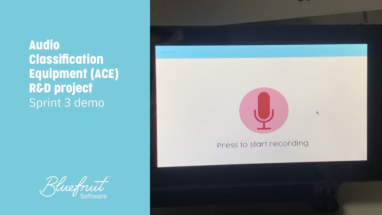 Embedded AI system: Audio Classification Equipment (ACE) demo