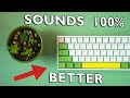 How to EASILY Lube an Optical Mechanical Keyboard  - SK61 Mod With Mojito Keycaps [ASMR]