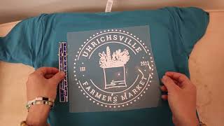 How to Use your Cricut Easy Press - Adhering a Heat Transfer Vinyl Image to a T-Shirt