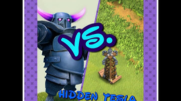 PEKKA(lvl1) vs. HIDDEN TESLA(lvl2)