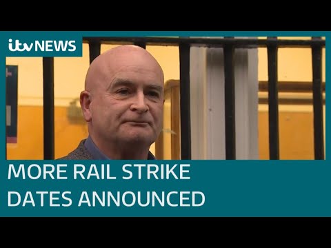 Railway workers to stage series of 48-hour strikes in december and january | itv news