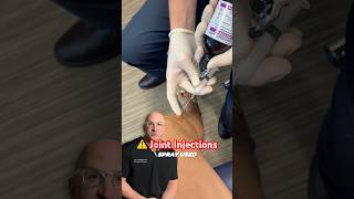 Painless Hip & Knee Joint Injections⁉️ #shorts