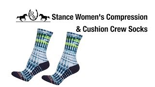 Stance Women's Foot Compression & Cushion Crew Socks