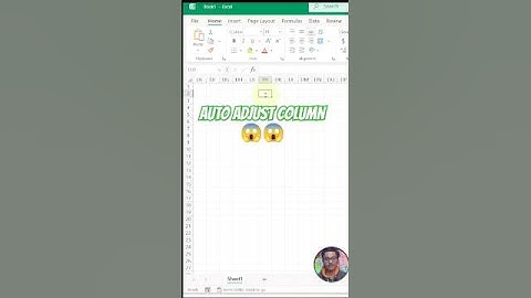 Auto adjust column in excel 🤔#ytsshorts#excel#exceltutorial#dataanalytics#data#exceltips#computer#ai