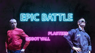 Epic battle PLASTEED vs ROBOT VALL | DETALI TIME | ANIMATION DANCE BATTLE| Back to the future battle