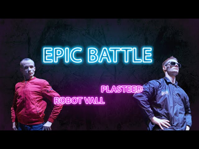 Epic battle PLASTEED vs ROBOT VALL | DETALI TIME | ANIMATION DANCE BATTLE| Back to the future battle