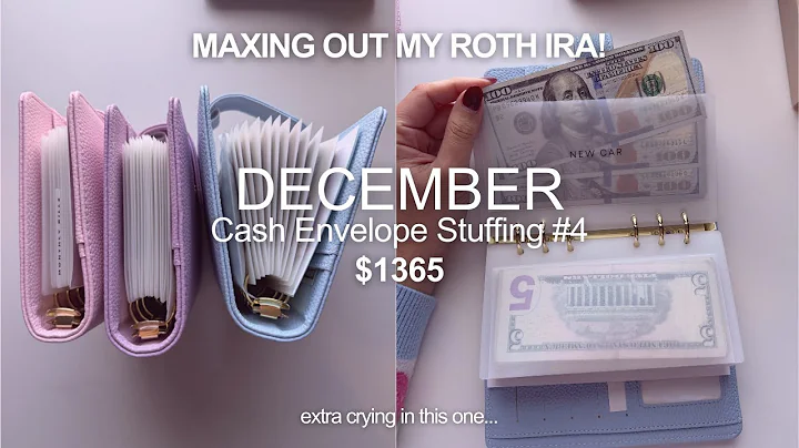 Cash Envelope Stuffing ⛄️ $1365 | December Paychecks #4