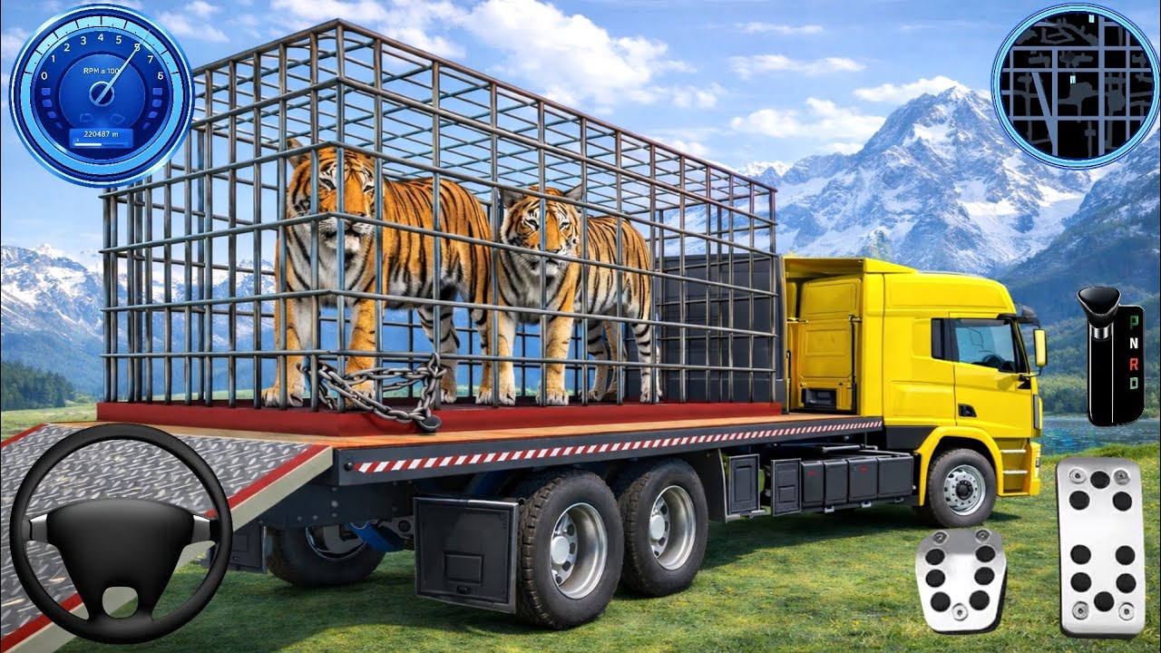 Wild Animal Cargo 3D Game | Animal Transport Truck Missions | Android Gameplay