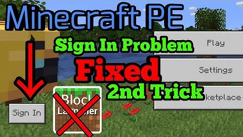 Minecraft sign in problem fix | No Blocklauncher | How to fix Minecraft sign in problem in android