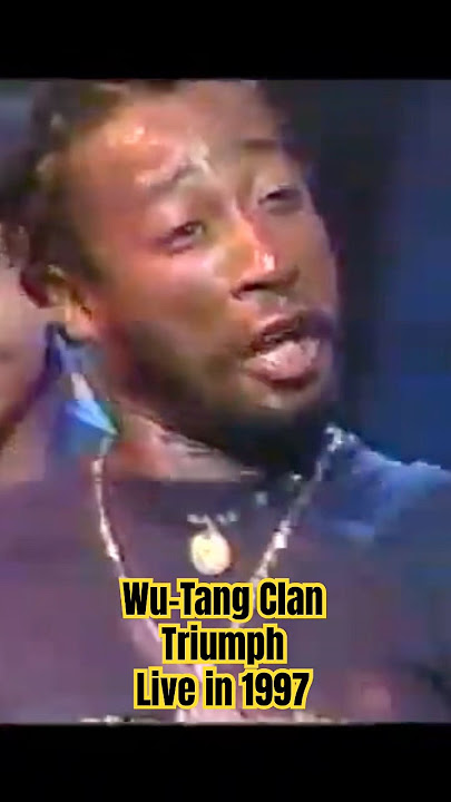 Wu-Tang Clan Triumph Live in 1997 #foryou #hiphop #wutangclan #90shiphop