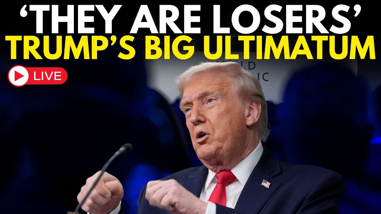 Trump Speech LIVE From Davos: Donald Trump's Biggest Ultimatum | WEF 2026 | Davos LIVE | Trump LIVE